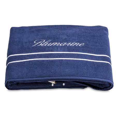 Telo Mare in Puro Cotone con Doppio Cordonetto - Yacht Club Telo Mare Blumarine Blu 