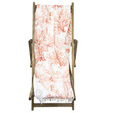 Telo Mare Fouta in Puro Cotone Fantasia Coralli - Phocea Telo Mare Marinette Saint-Tropez Corallo 90x190 cm 