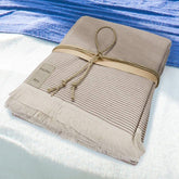 Telo Mare in Spugna di Cotone Jacquard a righe - Stripes 