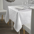 Tovaglia in Fiandra Antimacchia in Puro Cotone Resinato - Ariadna Tovaglia Resinata Lisola 160x180cm Bianco 