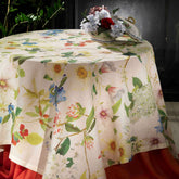 Tovaglia in Puro Lino con Fantasia - Ibisco 