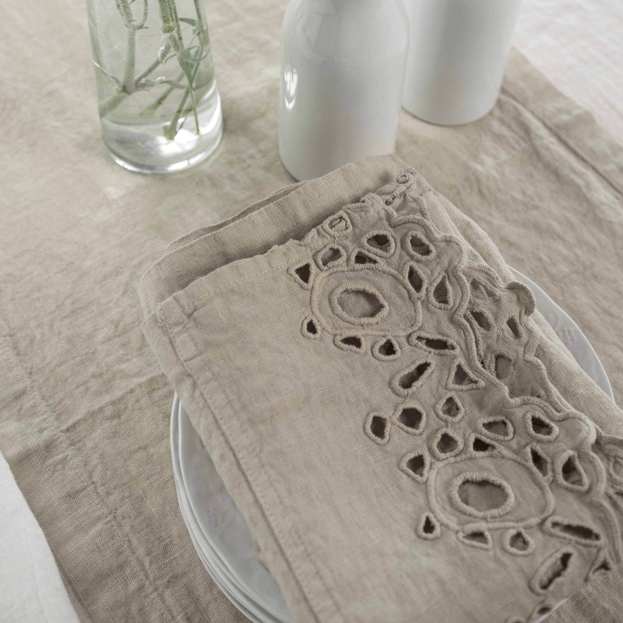 Tovaglia Antimacchia in puro lino resinato - Primula Tovaglia Resinata FabbricaDelLino 