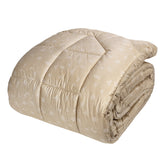 Trapunta in Raso di Puro Cotone Fantasia Floreale - Nazca Trapunta Fazzini Matrimoniale Beige 